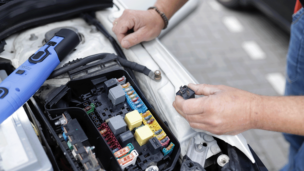 caja de fusibles del coche